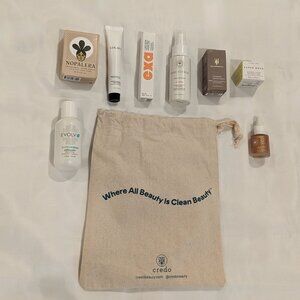 NWT Credo Beauty Clean Beauty [SET of 9, Includes 8 Travel Mini Size Products]